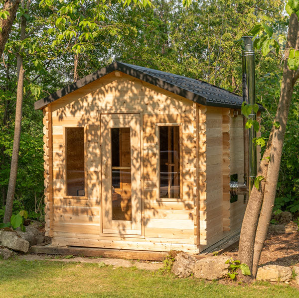 Georgian Cabin Sauna with Changing Room