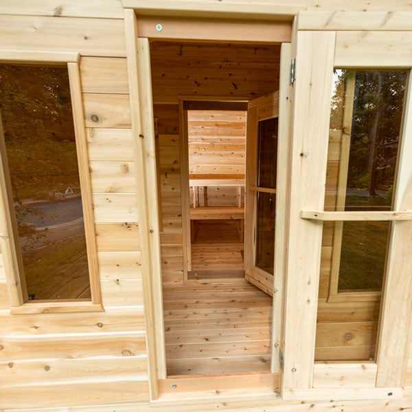 Georgian Cabin Sauna with Changing Room