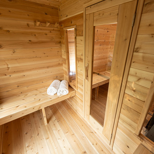 Georgian Cabin Sauna with Changing Room