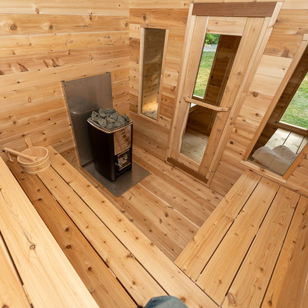 Georgian Cabin Sauna with Changing Room