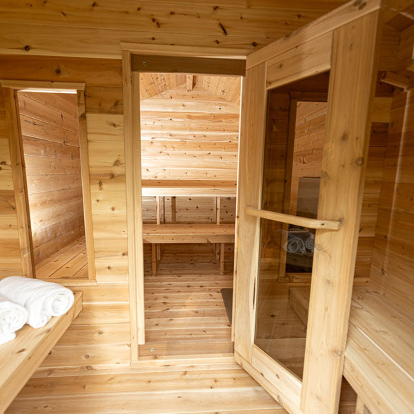 Georgian Cabin Sauna with Changing Room