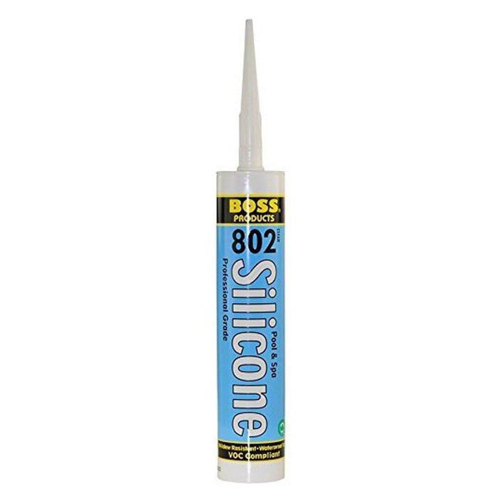 Boss #802 Silicone Sealant for Pools and Hot Tubs 10oz — Pool